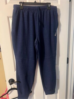 Asics Navy Men's Jogger Sweatpants